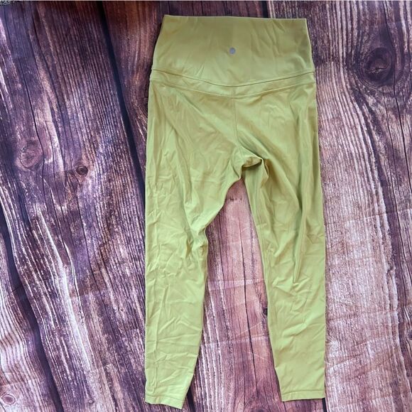 Women’s Crz Yoga Green/Yellow Leggjng Size S - Picture 7 of 7